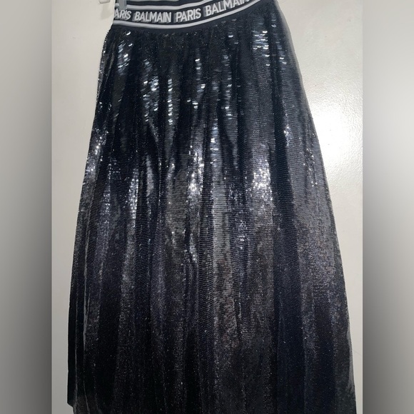Balmain Girls Sequin Boho Maxi Skirt - Picture 10 of 11